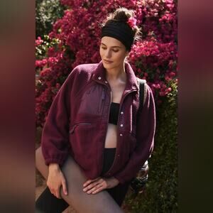 NWT Free People Hit The Slopes Fleece Size XS